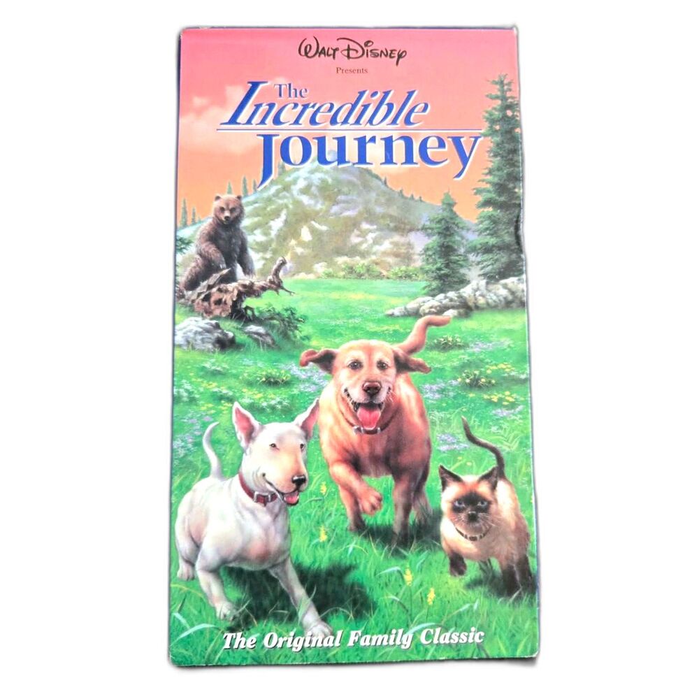 The Incredible Journey VHS Disney Original Family Classic Vintage